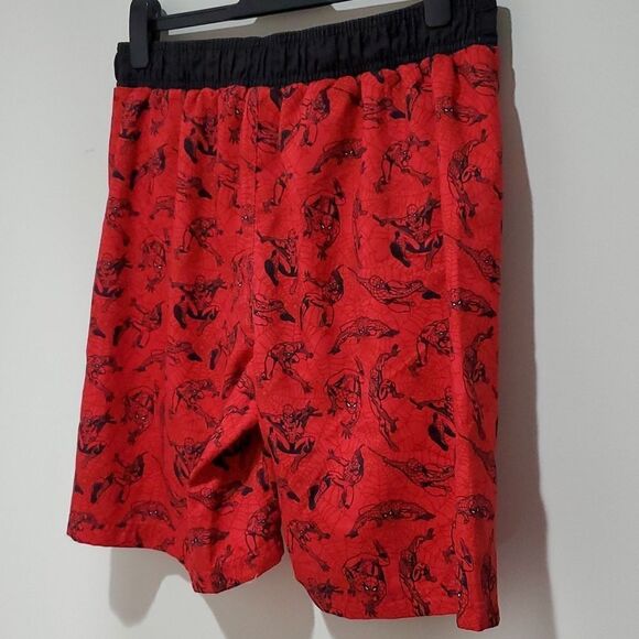MARVEL medium red Spiderman meshed swim shorts - Picture 4 of 7